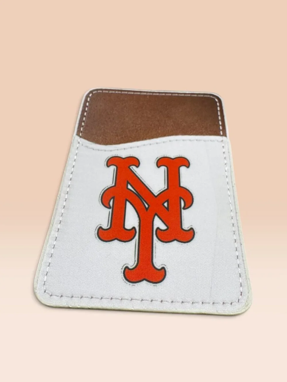 New York Mets Phone Wallet, Stick-On Card Holder for Smartphones